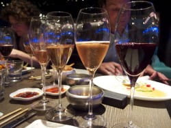 Pairing rosé champagne and dim sum