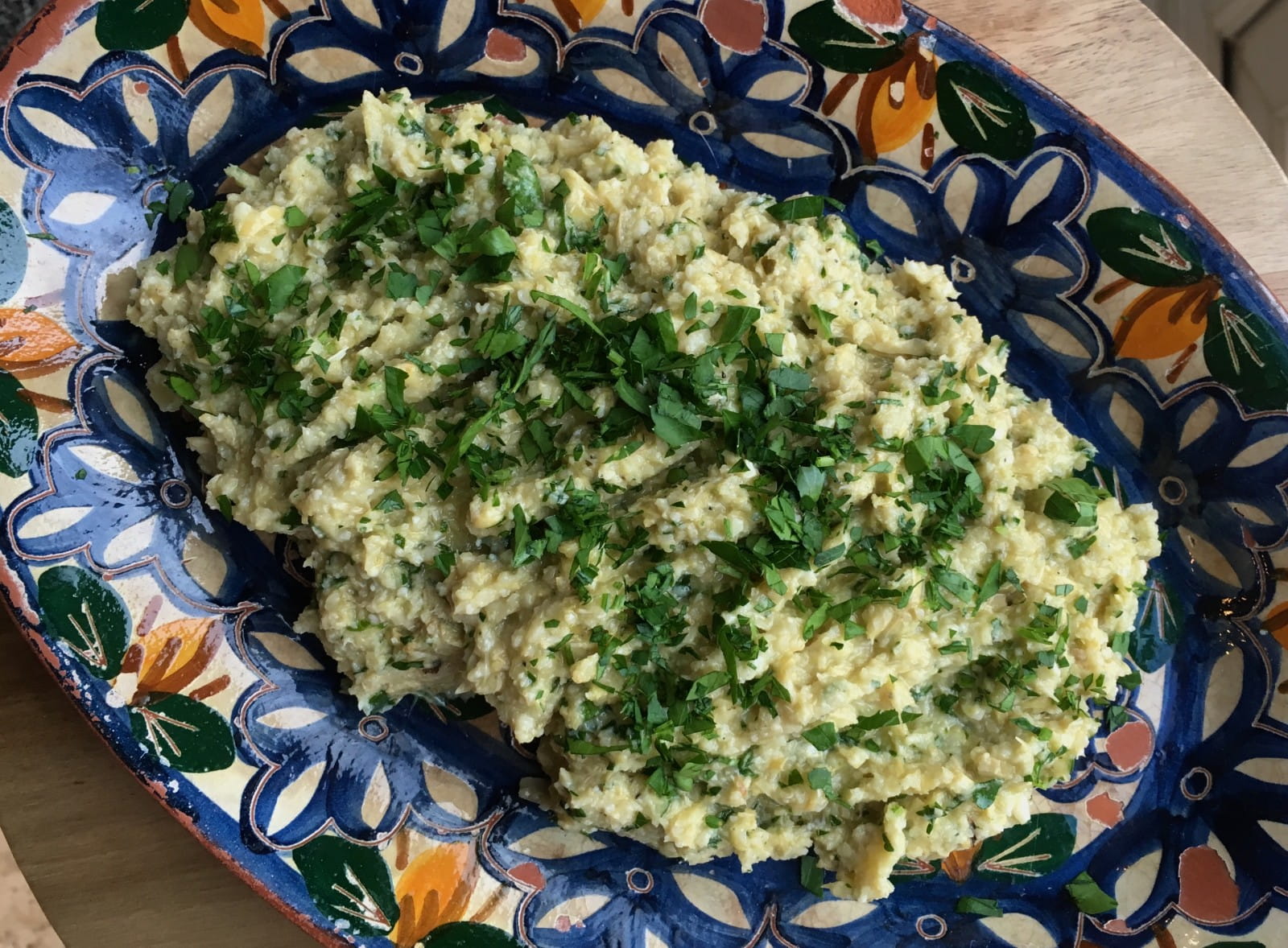 Artichoke and preserved lemon dip