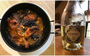 Duck casserole with Vilarnau Els Capricis Cava 