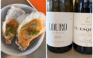 Oysters with gazpacho and godello