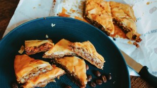 Baklava and Moroccan mint tea