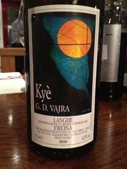 G.D. Vajra Langhe Freisa Kyé 2010