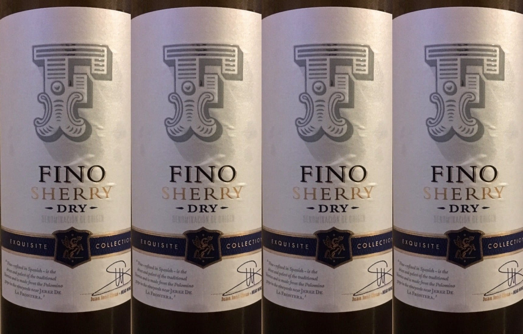 Aldi Exquisite Collection Fino Sherry Matching Food Wine