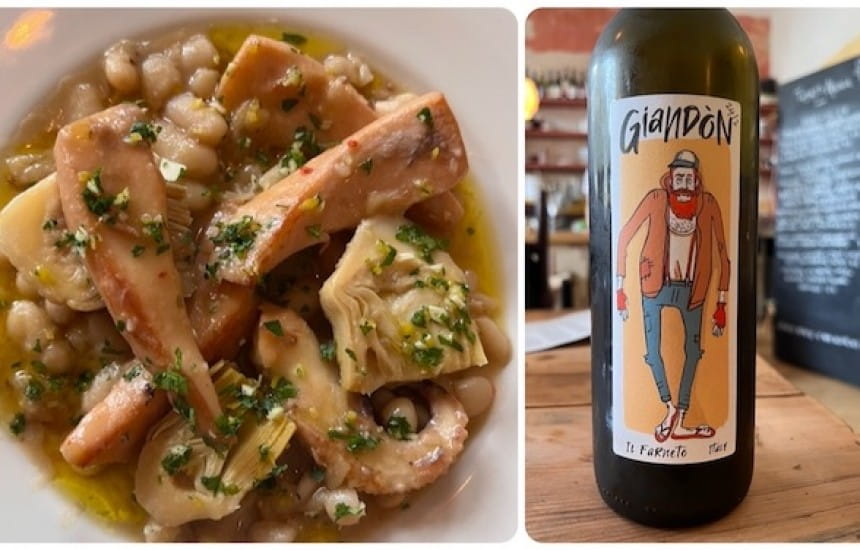 Match of the week | Braised cuttlefish and artichokes with orange wine